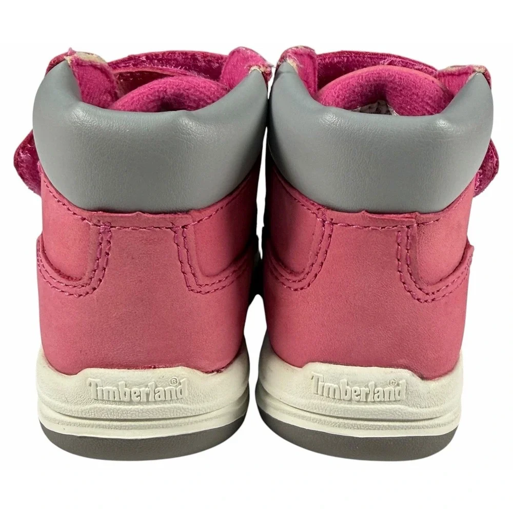 Timberland Toddler Girls Timber Tykes Hook & Loop Winter Waterproof Boots Size 5
